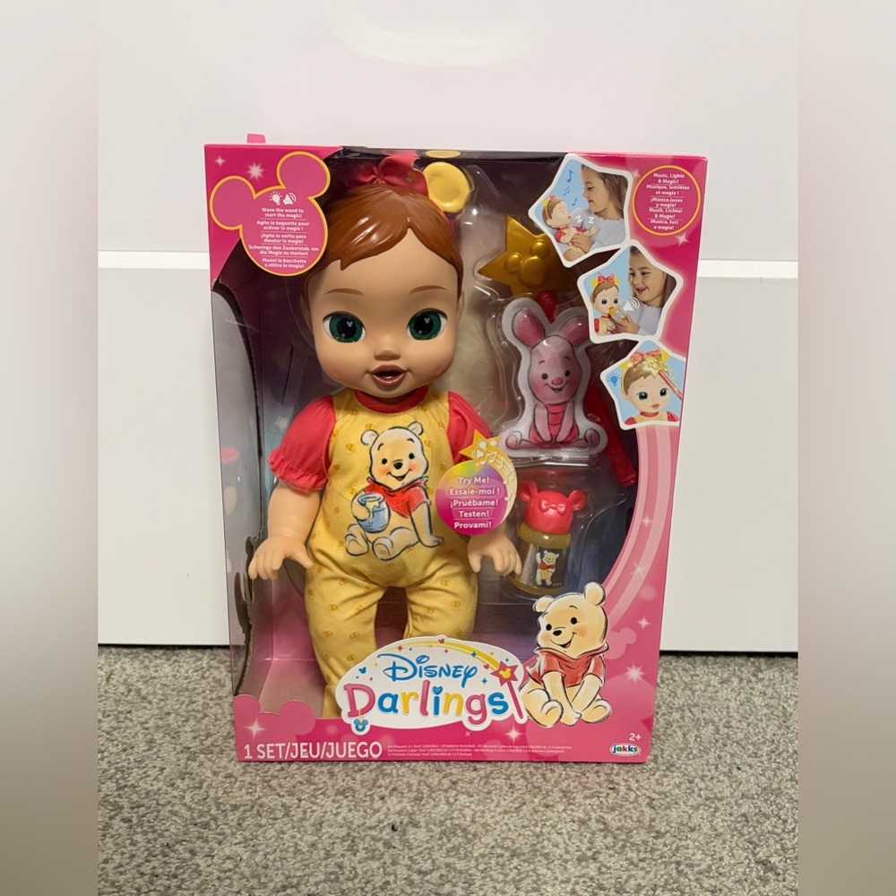 Disney Darlings Doll - Winnie the Pooh red hair doll